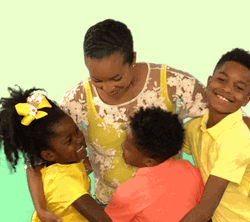Love Hug Family Mother Siblings GIF