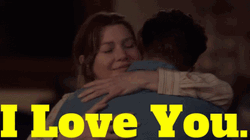 Love Hug Meredith Grey I Love You GIF
