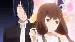Love Is War Couple Anime Loop GIF