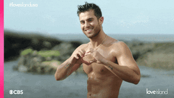 Love Island USA Andre Hand Heart GIF