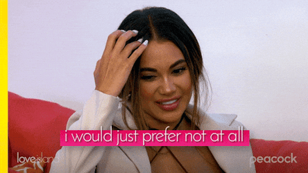 Love Island USA Courtney Prefer Not At All GIF
