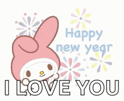Love Melody Cute Happy New Year GIF