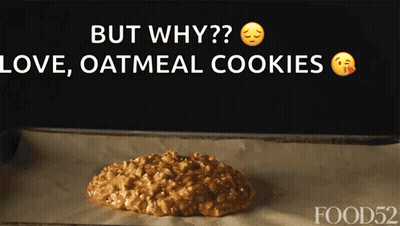 Love Oatmeal Cookies Cookie GIF