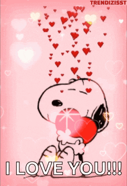 Love Snoopy GIF