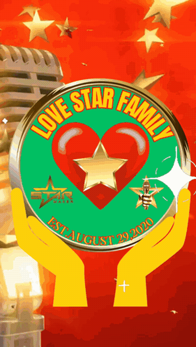 Love Star Family Logo With Heart GIF