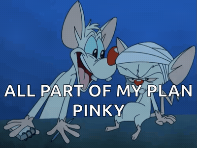 Love Surrounded By Colorful Hearts On Pink GIF