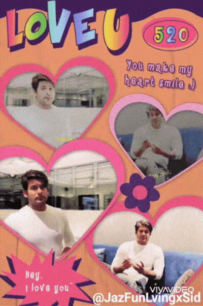 Love U 520 You Make My Heart Smile GIF