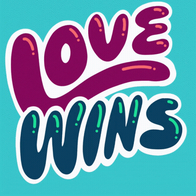 Love Wins Sign GIF