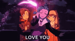 Love You Anime Girls GIF