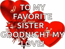 Love You Favorite Sister Goodnight GIF