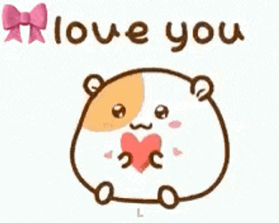 Love You Hamster GIF