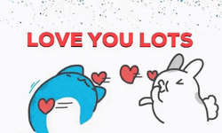 Love You Lots Bugcat & Tutu GIF