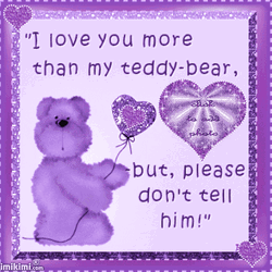 Love You More Than Teddy Bear GIF