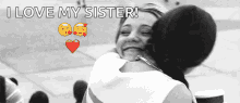 Love You Sister Hugging Two Women GIF
