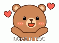 Love You Too Blown Kiss GIF