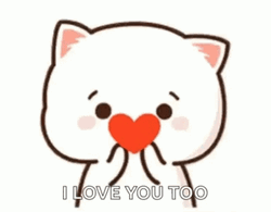 Love You Too Charming Peach GIF