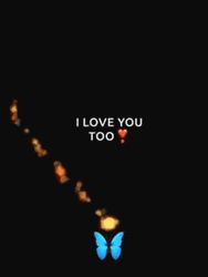 Love You Too Flame Heart GIF