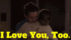 Love You Too Grey's Anatomy Hug GIF