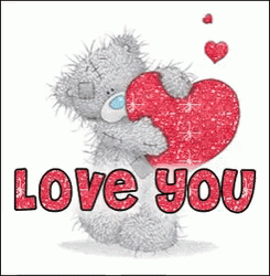 Love You With Bear GIF