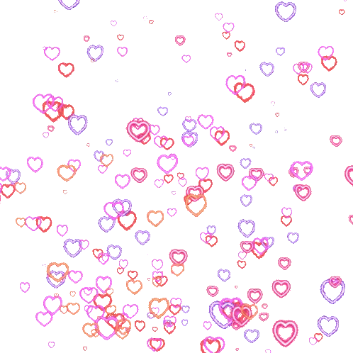Love You With Hearts And Balloons Sticker
