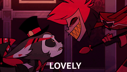 Lovely Alastor Hazbin Hotel GIF