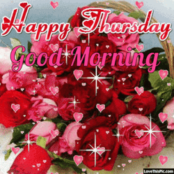 Lovely Flowers Thursday Morning GIF