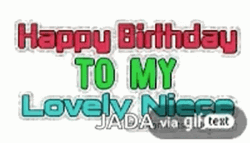 Lovely Happy Birthday Niece GIF