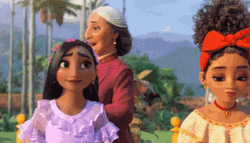 Lovely Isabela Madrigal Happy Responses Encanto GIF