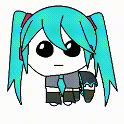 Lovely Yippee Creature Hatsune MIku GIF