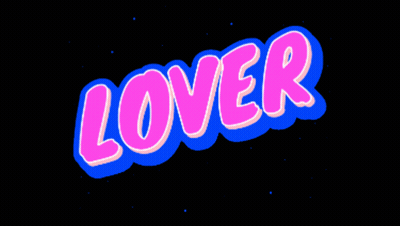 Lover In Pink And Blue GIF