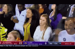 Lsu Football Not Impressed GIF