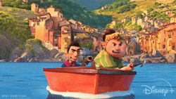 Luca Bully Ercole Visconti Riding A Boat GIF