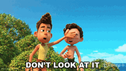 Luca Paguro Don't Look At It GIF