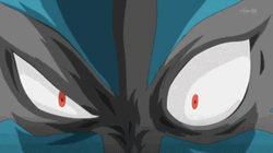Lucario Enraged Angry Shout GIF