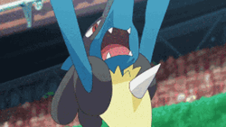 Lucario Green Aura Speed Fast GIF