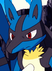 Lucario Mad Angry Furious Growl