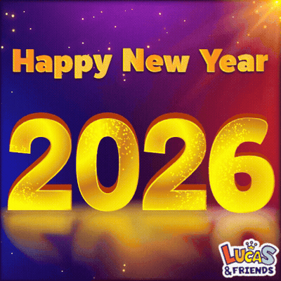 Lucas And Friends 2026 Greeting Card GIF