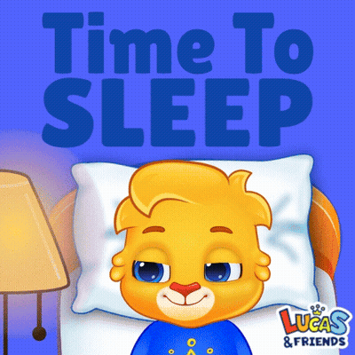 Lucas And Friends Bear Laying In Bed GIF