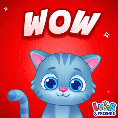 Lucas And Friends Blue Cat GIF