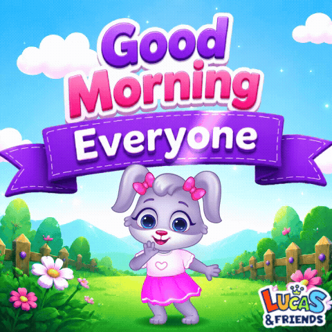 Lucas And Friends Bunny In Pink Skirt GIF