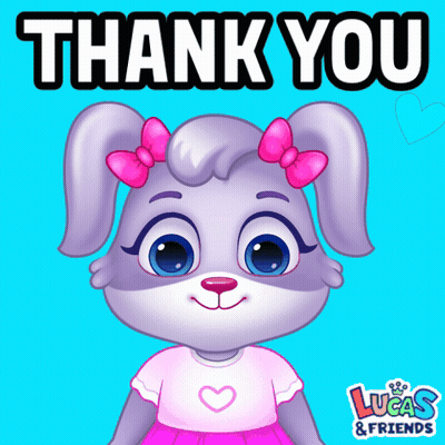 Lucas And Friends Bunny Saying Thank You GIF