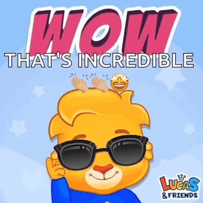Lucas And Friends Cartoon With Sunglasses GIF