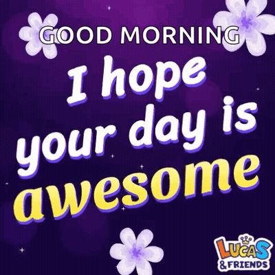 Lucas And Friends Good Morning Card GIF