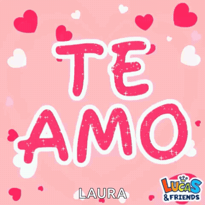Lucas And Friends Greeting Card With Laura GIF