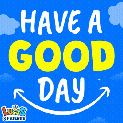Lucas And Friends Have A Good Day Poster GIF
