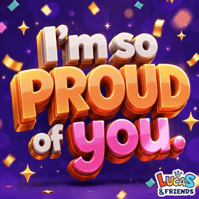 Lucas And Friends: I'm So Proud Of You GIF