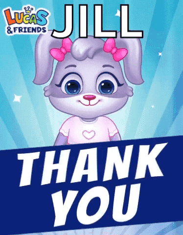 Lucas And Friends Jill Says Thank You With A Picture Of Her GIF