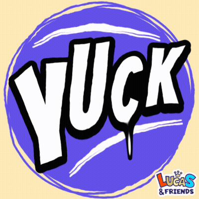 Lucas And Friends Logo Yuck GIF