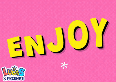 Lucas And Friends On Pink Background GIF