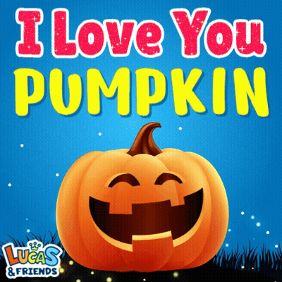 Lucas And Friends Pumpkin Advertisement GIF